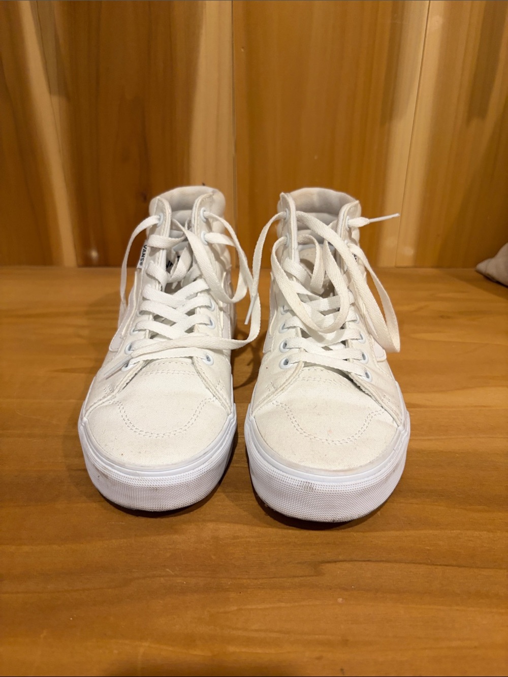 Vans White High-Top Sneakers